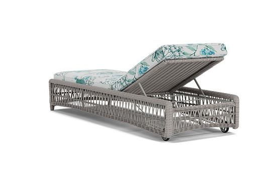 Lloyd Flanders - Mackinac Chaise In Putty Finish With Serena Floral Mist Fabric - 2730200592078 view 2