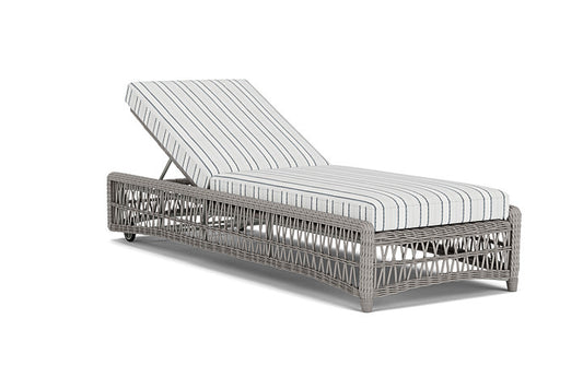 Lloyd Flanders - Mackinac Chaise In Putty Finish With Tamer Fog Fabric - 2730200592037 view 1