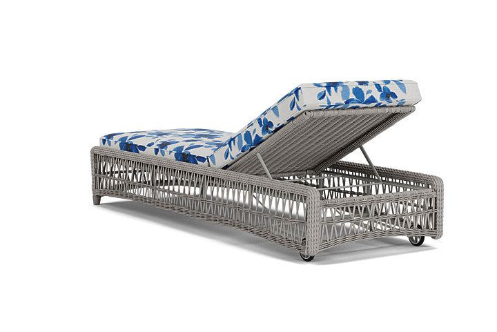 Lloyd Flanders - Mackinac Chaise In Putty Finish With Watercolor Blossom Capri Fabric - 273020059672 view 2