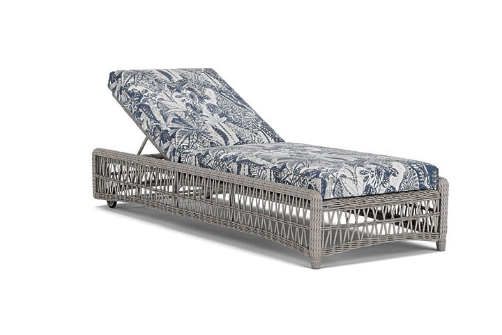 Lloyd Flanders - Mackinac Chaise In Putty Finish With Wayfarer Mist Fabric - 2730200592074 view 1