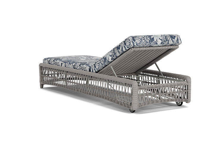 Lloyd Flanders - Mackinac Chaise In Putty Finish With Wayfarer Mist Fabric - 2730200592074 view 2