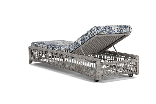 Lloyd Flanders - Mackinac Chaise In Putty Finish With Wayfarer Mist Fabric - 2730200592074 view 2