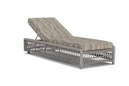 Lloyd Flanders - Mackinac Chaise In Putty Finish With Woodgrain Ash Fabric - 273020059723 view 1
