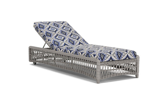 Lloyd Flanders - Mackinac Chaise In Putty Finish With Yoko Mediterranean Fabric - 273020059705 view 1