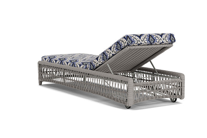 Lloyd Flanders - Mackinac Chaise In Putty Finish With Yoko Mediterranean Fabric - 273020059705 view 2