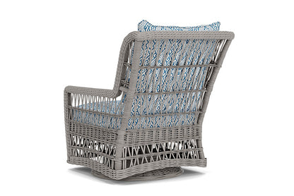 Lloyd Flanders - Mackinac High Back Swivel Glider Lounge Chair In Putty Finish With Aman Capri Fabric - 2730900591800 view 2
