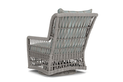Lloyd Flanders - Mackinac High Back Swivel Glider Lounge Chair In Putty Finish With Colorwave Mist Fabric - 2730900592072 view 2