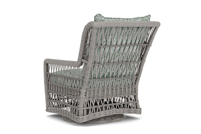 Lloyd Flanders - Mackinac High Back Swivel Glider Lounge Chair In Putty Finish With Sensibility Spring Fabric - 2730900592081 view 2