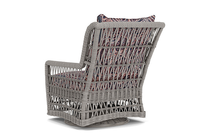 Lloyd Flanders - Mackinac High Back Swivel Glider Lounge Chair In Putty Finish With Sensiblity Splendor Fabric - 2730900592082 view 2