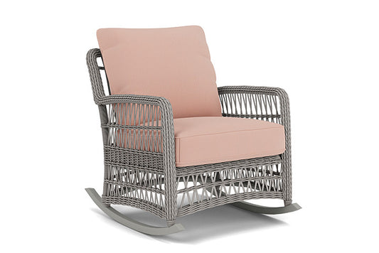 Lloyd Flanders - Mackinac Lounge Rocker In Putty Finish With Azulu Clay Fabric - 2730330592033 view 1