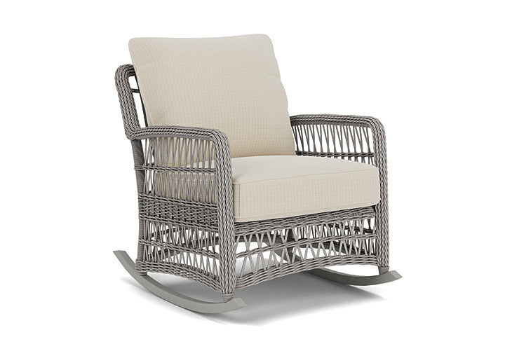 Lloyd Flanders - Mackinac Lounge Rocker In Putty Finish With Beach Natural Fabric - 2730330592005 view 1