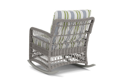Lloyd Flanders - Mackinac Lounge Rocker In Putty Finish With Berkely Hall Green Fabric - 2730330592062 view 2