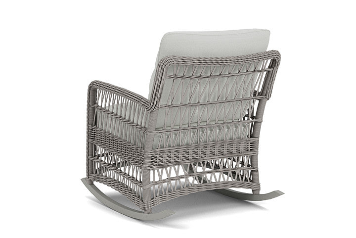 Lloyd Flanders - Mackinac Lounge Rocker In Putty Finish With Bright Side Fog Fabric - 2730330592012 view 2