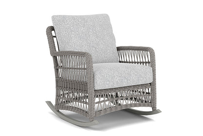 Lloyd Flanders - Mackinac Lounge Rocker In Putty Finish With Burson Domino Fabric - 2730330592035 view 1