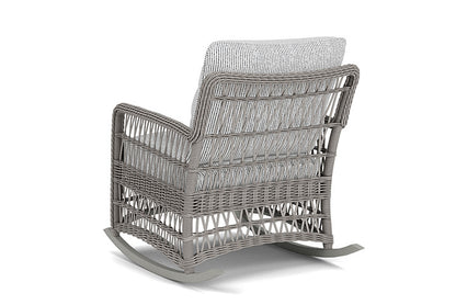 Lloyd Flanders - Mackinac Lounge Rocker In Putty Finish With Burson Domino Fabric - 2730330592035 view 2