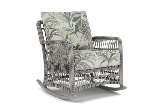 Lloyd Flanders - Mackinac Lounge Rocker In Putty Finish With Calidora Mist Fabric - 273033059094 view 1