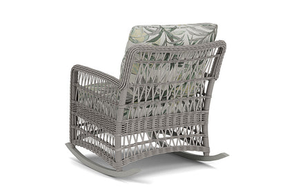 Lloyd Flanders - Mackinac Lounge Rocker In Putty Finish With Calidora Mist Fabric - 273033059094 view 2