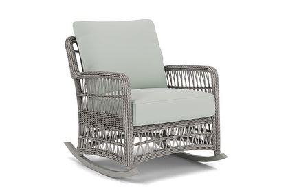 Lloyd Flanders - Mackinac Lounge Rocker In Putty Finish With Callen Celadon Fabric - 2730330592024 view 1