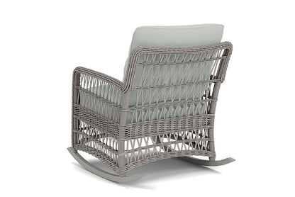 Lloyd Flanders - Mackinac Lounge Rocker In Putty Finish With Callen Celadon Fabric - 2730330592024 view 2