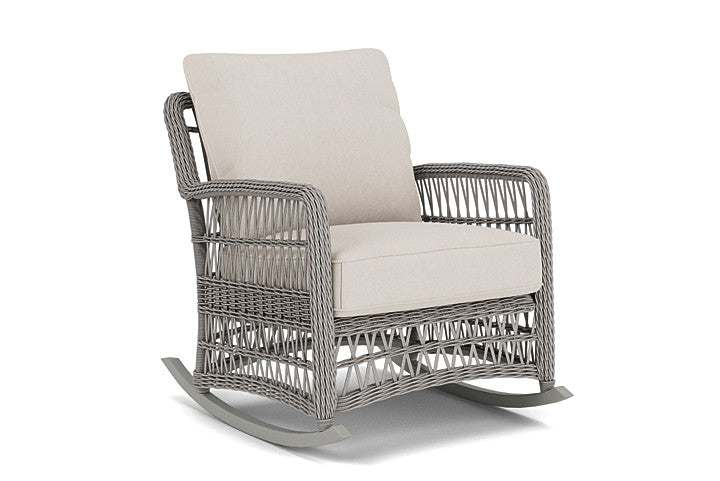 Lloyd Flanders - Mackinac Lounge Rocker In Putty Finish With Canvas Canvas Fabric - 273033059319 view 1