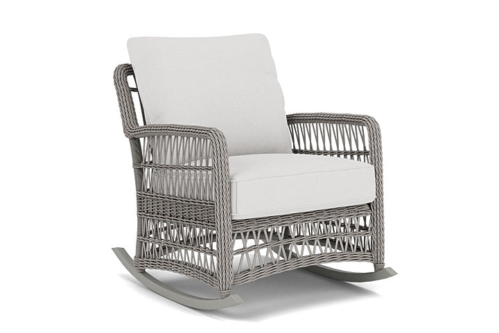 Lloyd Flanders - Mackinac Lounge Rocker In Putty Finish With Canvas Natural Fabric - 273033059159 view 1