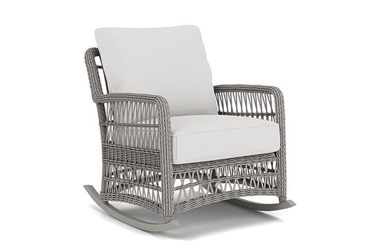 Lloyd Flanders - Mackinac Lounge Rocker In Putty Finish With Canvas Natural Fabric - 273033059159 view 1