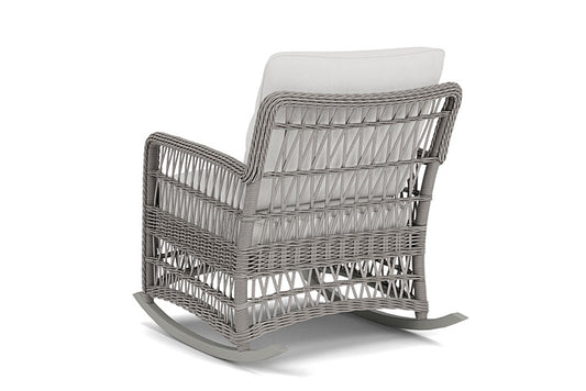 Lloyd Flanders - Mackinac Lounge Rocker In Putty Finish With Canvas Natural Fabric - 273033059159 view 2