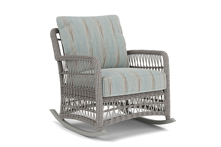 Lloyd Flanders - Mackinac Lounge Rocker In Putty Finish With Colorwave Mist Fabric - 2730330592072 view 1