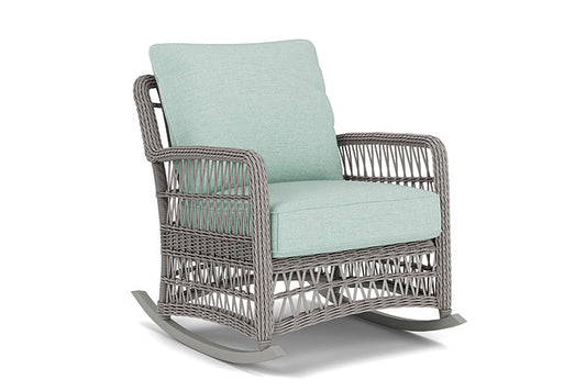 Lloyd Flanders - Mackinac Lounge Rocker In Putty Finish With Demo Mist Fabric - 273033059066 view 1