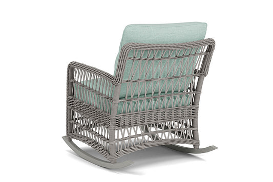 Lloyd Flanders - Mackinac Lounge Rocker In Putty Finish With Demo Mist Fabric - 273033059066 view 2