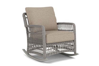 Lloyd Flanders - Mackinac Lounge Rocker In Putty Finish With Demo Oatmeal Fabric - 273033059080 view 1