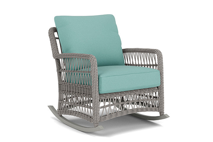 Lloyd Flanders - Mackinac Lounge Rocker In Putty Finish With Fife Aruba Fabric - 273033059748 view 1