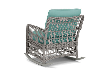 Lloyd Flanders - Mackinac Lounge Rocker In Putty Finish With Fife Aruba Fabric - 273033059748 view 2