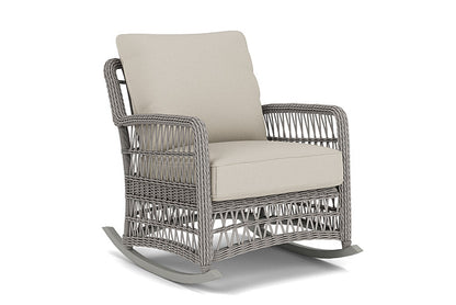 Lloyd Flanders - Mackinac Lounge Rocker In Putty Finish With Fife Fog Fabric - 273033059181 view 1