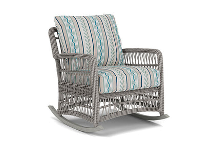 Lloyd Flanders - Mackinac Lounge Rocker In Putty Finish With Ilona Resort Fabric - 2730330592069 view 1