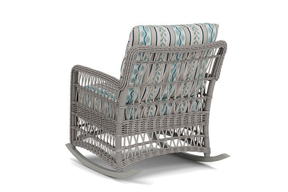 Lloyd Flanders - Mackinac Lounge Rocker In Putty Finish With Ilona Resort Fabric - 2730330592069 view 2