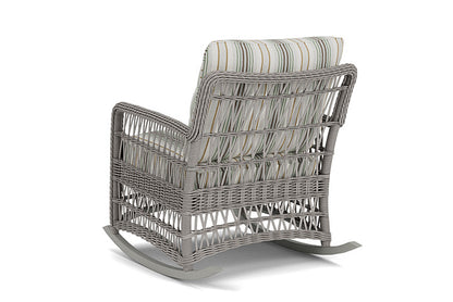 Lloyd Flanders - Mackinac Lounge Rocker In Putty Finish With Jansen Eucalyptus Fabric - 2730330592061 view 2