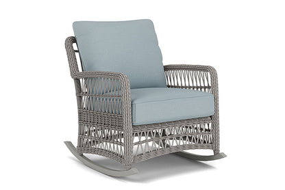 Lloyd Flanders - Mackinac Lounge Rocker In Putty Finish With Kadogo Lake Fabric - 2730330592041 view 1