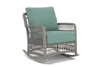 Lloyd Flanders - Mackinac Lounge Rocker In Putty Finish With Loveboat Mint Fabric - 2730330592010 view 1