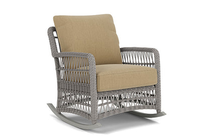 Lloyd Flanders - Mackinac Lounge Rocker In Putty Finish With Loveboat Saffron Fabric - 2730330592009 view 1