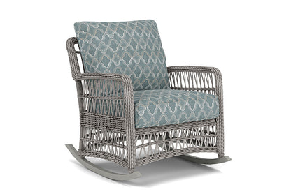 Lloyd Flanders - Mackinac Lounge Rocker In Putty Finish With Luna Mist Fabric - 2730330592070 view 1