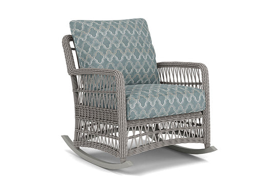 Lloyd Flanders - Mackinac Lounge Rocker In Putty Finish With Luna Mist Fabric - 2730330592070 view 1