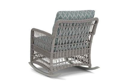 Lloyd Flanders - Mackinac Lounge Rocker In Putty Finish With Luna Mist Fabric - 2730330592070 view 2