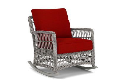 Lloyd Flanders - Mackinac Lounge Rocker In Putty Finish With Partyline Lollipop Fabric - 2730330592054 view 1