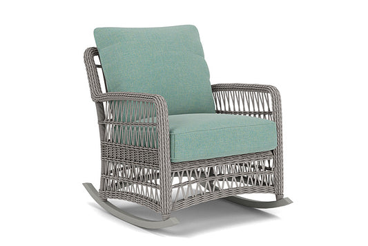 Lloyd Flanders - Mackinac Lounge Rocker In Putty Finish With Pavian Pool Fabric - 2730330592045 view 1