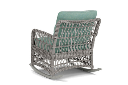 Lloyd Flanders - Mackinac Lounge Rocker In Putty Finish With Pavian Pool Fabric - 2730330592045 view 2