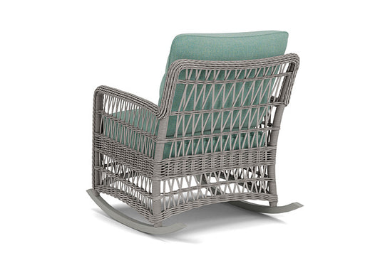 Lloyd Flanders - Mackinac Lounge Rocker In Putty Finish With Pavian Pool Fabric - 2730330592045 view 2