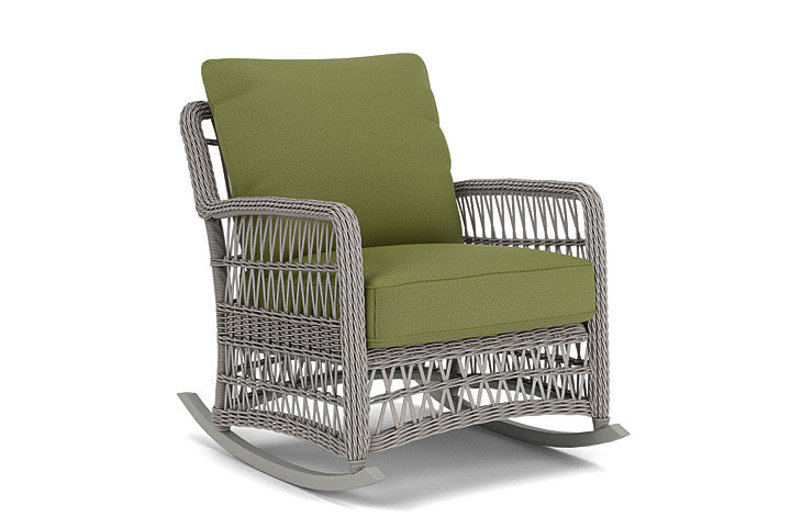 Lloyd Flanders - Mackinac Lounge Rocker In Putty Finish With Reflections Grass Fabric - 2730330592051 view 1