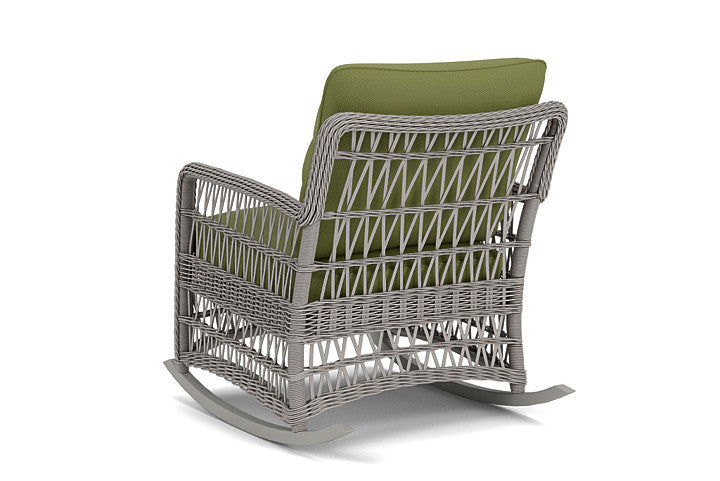 Lloyd Flanders - Mackinac Lounge Rocker In Putty Finish With Reflections Grass Fabric - 2730330592051 view 2