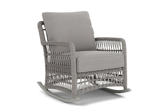 Lloyd Flanders - Mackinac Lounge Rocker In Putty Finish With Remy Shadow Fabric - 2730330592004 view 1